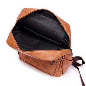 OEM Fashion Durable Pu Leather Mens Waterproof Laptop <b>Backpack</b> Large Capacity <b>Anti</b> <b>Theft</b> Outdoor Travel Computer <b>Backpack</b> - Product Image 5