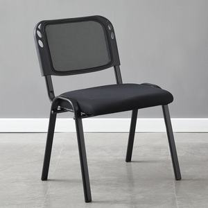 Chaise de bureau moderne économique confortable en fer durable empilable chaise de direction chaise de patron multifonctionnelle pour l'école de bureau - Product Image 1