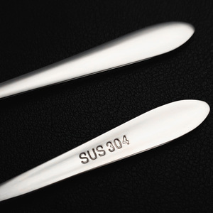 ช้อนกาแฟด้ามยาว S060 ทำจากสแตนเลส 304 ดีไซน์มินิมอล เกรดอาหาร สีเงิน สีทอง ช้อนคนชาแบบแบน - Product Image 4