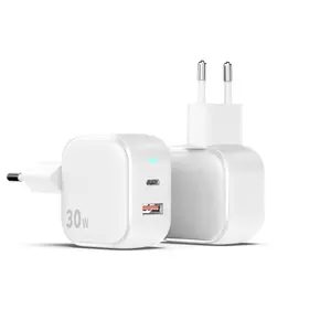 ユニバーサル電話充電器2ポートACPD30W壁充電器USB-Cスマートフォン用30W急速充電器