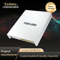OEM 16 Channel Car Audio DSP Amplifier 48kHz 24Bit Optical Coaxial Bluetooth Car Sound Processor Dengan 16 Output Tingkat Tinggi Rendah