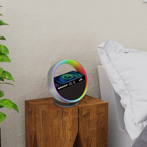 Có Thể Sạc Lại Bluetooth Loa Môi Trường Xung Quanh Ánh Sáng Đa Chức Năng Loa Và Đồng Hồ Chức Năng Có Nguồn Từ Nhà Máy - Product Image 6