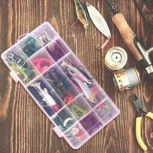 4 cái 18 lưới hộp đồ trang sức thủ công <span class=keywords><strong>DIY</strong></span> Bead bộ phận nhỏ hộp lưu trữ & Thùng nhựa hộp lưu trữ với có thể điều chỉnh ngăn - Product Image 6