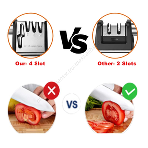 Afilador de Cuchillos de Acero al por Mayor, Herramienta Manual Antideslizante para Afilar Tijeras, para Uso Doméstico en la Cocina - Product Image 5