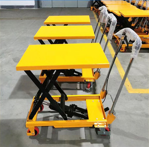 1 Ton Electric Chain Steel Platform Single Faced Pallets New Double <strong>Rail</strong> 720mm High Lifting <strong>Trolley</strong> - Product Image 4