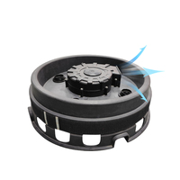 Ventilateur centrifuge publicitaire silencieux de 46 cm avec base électronique pour danseur d'air gonflable