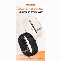 Bracelet intelligent AI Health Report sans écran, suivi d'activité, fréquence cardiaque, sommeil, pas, calories, retour haptique, résistant à l'eau, 14D