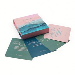 Daily Inspirational Positive Custom <b>Playing</b> Self Love Affirmation <b>Cards</b> With Questions - Product Image 2