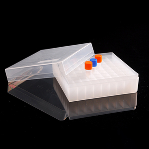 Boîte de congélation en plastique pour cryovials de laboratoire, 50, 81 ou 100 puits, pour cryovials de 1,8 ml et 2 ml, conteneur de stockage - Product Image 4