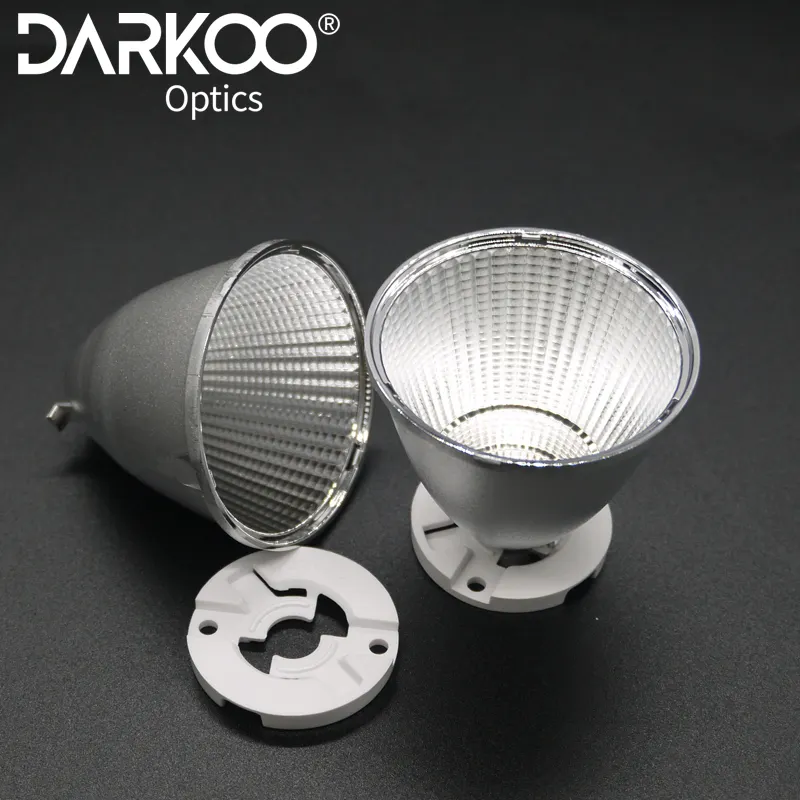 45MM verniciato elettrolitico paralume conico Downlight plastica Led faretto lampada riflettore Led tazza luce