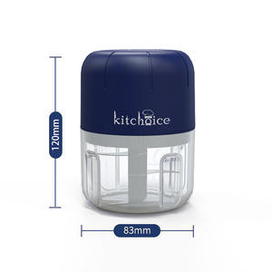 Picadora de Ajo Eléctrica Kitchoice, 120 mm x 83 mm, Prensa de Ajo de Plástico para el Hogar, Molinillo Pequeño de Cocina - Product Image 1