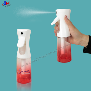 Pulvérisateur d'eau en plastique de haute qualité de 200ml 300ml 500ml en plastique de brume fine de cheveux de salon pour le barbier Vaporisateur continu de logo personnalisé - Product Image 4
