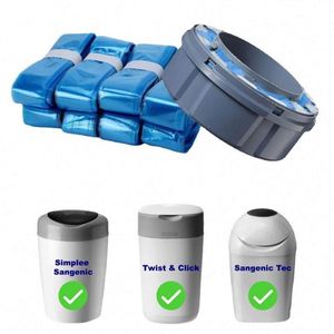 Sac de recharge en PE de 4,5 m pour poubelle à couches, durable, avec contrôle des odeurs, pour l'élimination des couches, vente en gros - Product Image 6