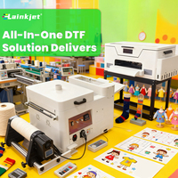 Impresora DTF de Fábrica Lainkjet con Secador Agitador de 33 cm (12 Pulgadas) XP600 A3, Máquina de Impresión de Adhesivos de Transferencia DTF, Impresora DTF para Camisetas