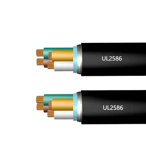 UL2586 Battery Energy Storage Solar Photovoltaic Electric Wire Tinned Copper Core Polyvinyl Chloride Insulation New Energy Cable