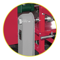 Mesin Transfer Panas Sublimasi Roll to Roll Ukuran Kecil 1.2m dengan Drum Diameter 200mm