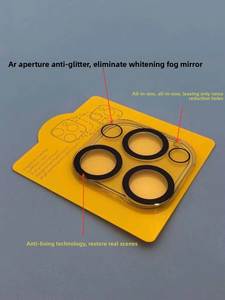 Film de protection <span class=keywords><strong>d</strong></span>'objectif arrière en verre trempé 2.5D/3D à couverture complète bon marché pour téléphone 15 Pro 13 12 14 Max 9H objectif de caméra <span class=keywords><strong>d</strong></span>'écran de téléphone portable - Product Image 2