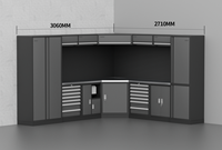 Gabinete de Almacenamiento Modular con Cajones Personalizado OEM, Banco de Trabajo Industrial Extraíble de Acero Laminado en Frío para Taller o Garaje