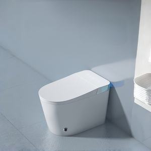 ชุดสุขภัณฑ์อัจฉริยะพร้อมฝารองนั่งอัจฉริยะ รุ่นหรูหรา สำหรับห้องน้ำ โถสุขภัณฑ์โทโต้ สีดำ - Product Image 5