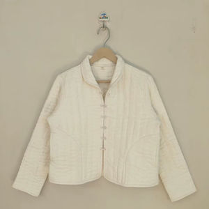 Chaqueta Acolchada de Algodón Hecha a Mano para Mujer, Estilo Bohemio, Chaquetas Acolchadas Hechas a Mano, Ropa de Mujer, Abrigo de Nuevo Estilo, Regalo para Ella, Totalmente Hecho a Mano - Product Image 1