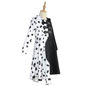 Disfraces de <span class=keywords><strong>Cruella</strong></span> en 3 Estilos, Disfraz de <span class=keywords><strong>Cruella</strong></span> De <span class=keywords><strong>Vil</strong></span> para Niñas, Traje de Fiesta para Halloween - Product Image 5