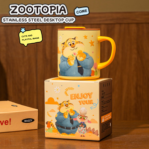 <span class=keywords><strong>Mug</strong></span> <span class=keywords><strong>isotherme</strong></span> en acier inoxydable <span class=keywords><strong>Disney</strong></span> avec poignée, tasse à café et à lait avec motif de dessin animé, avec boîte cadeau pour la maison et le bureau - Product Image 3