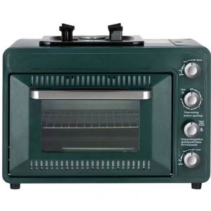 Four à gaz portable multifonctionnel 2-en-1 pour la maison, petit four de cuisson extérieur, four à pizza au gaz, grils BBQ, alimentation au butane, télécommande - Product Image 1