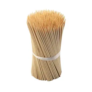 Fuzhou wanmei Sharpen Thin Round Top Grade Unscented Vegetable Bamboo Skewer Stick