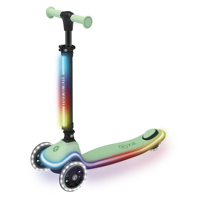 Trottinette pliable pour enfants avec plateau et guidon lumineux, trottinette à 3 roues pour enfants, 4 réglages de hauteur