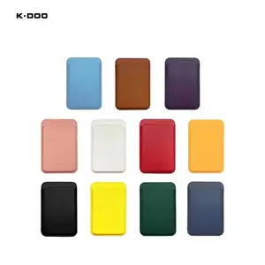 K-DOO iPhone用磁気レザーウォレットカードホルダー141312ミニプロマックス携帯電話強力な磁気カードパッケージ