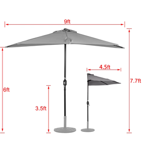 ROYA <span class=keywords><strong>Demi</strong></span>-<span class=keywords><strong>parasol</strong></span> - <span class=keywords><strong>Parasol</strong></span> de jardin pour terrasse extérieure, pare-soleil <span class=keywords><strong>mural</strong></span> - Product Image 6