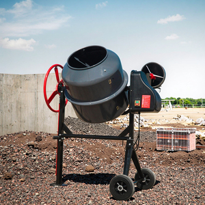 Mini điện di chuyển bê tông xi măng Mixer 70l-240l Công suất vật liệu thép động cơ & động cơ thành phần cốt lõi - Product Image 1