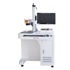 Machine de marquage laser de bureau Machine de marquage laser à fibre laser 20w 30w 50 watt avec ordinateur