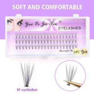 10D <b>Premade</b> <b>Fan</b> Lashes 3 Lines Per Box 0.07mm Thickness 8 10 12mm Length Silk PBT Material Lash Extensions - Product Image 5