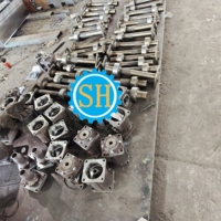 Services d'assemblage de pièces usinées CNC, de tournage et de soudage d'arbres de refroidisseur d'huile en acier sur mesure