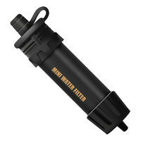 Kit de premiers secours portable léger DIY 2026 en gros, sans BPA, durable, entièrement étanche pour l'extérieur, avec filtre à eau de 1500 L de capacité