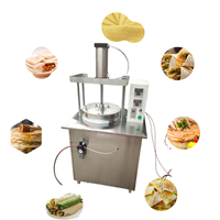 Machine de haute qualité pour pain arabe pita, pain saj, tortilla, crêpe, machine à presser la pâte de 20 à 80 cm de diamètre, crêpe de canard