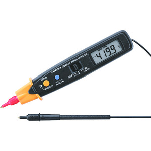 เครื่องวัดแรงดันไฟฟ้ากระแสสลับแบบดิจิตอล HIOKI รุ่น 3246-60 พร้อมจอแสดงผล LED ช่วงวัด 40-600V ระดับ CAT4/CAT3 น้ำหนัก 80 กรัม ผลิตในประเทศญี่ปุ่น - Product Image 1