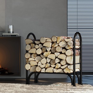 Estante minimalista para <span class=keywords><strong>leña</strong></span>, soporte <span class=keywords><strong>de</strong></span> almacenamiento <span class=keywords><strong>de</strong></span> madera para exteriores, estante para herramientas <span class=keywords><strong>de</strong></span> <span class=keywords><strong>leña</strong></span> para chimenea - Product Image 5