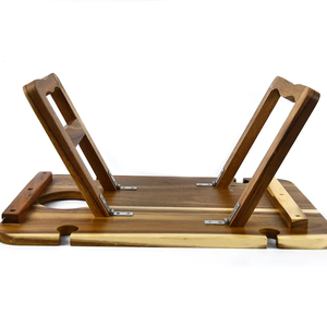 Table en bois portable pliable pour l'intérieur et l'extérieur pour pique-niques, camping, plage, patio, cuisine, salon - Product Image 5