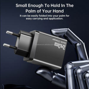 Cargador de 65 W y 5 Puertos, PD30W, 3 USB y 2 Tipo <span class=keywords><strong>C</strong></span>, Enchufe para EE. UU./UE/Reino Unido, Carga Rápida para Samsung, Cargador de Pared - Product Image 4