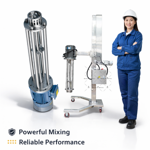High Shear Mixer Homogenizer Industrial Paint Oil Chemical Emulsifier Mixer <b>Machine</b> for Lifting Frame Mixing Tank - Product Image 4