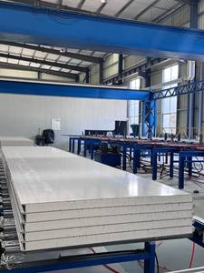 Panneaux sandwich en <span class=keywords><strong>polystyrène</strong></span> à construction rapide, acier galvanisé, polyuréthane/PIR/<span class=keywords><strong>laine</strong></span> <span class=keywords><strong>de</strong></span> <span class=keywords><strong>roche</strong></span>/<span class=keywords><strong>laine</strong></span> <span class=keywords><strong>de</strong></span> verre pour panneaux muraux - Product Image 1