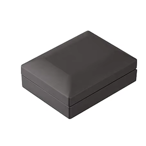 Schneller Versand: Individuelle Schwarz Lackierte Schmuckschatulle für Hochzeitsanhänger mit LED-Beleuchtung und Siebdruck-Logo - Product Image 3