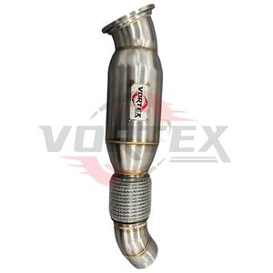 Tubo de Escape de Alto Rendimiento Vortex de Acero Inoxidable con Acabado Espejo para B58 3.0T M340i 540i X5 X7 40i Supra A90 - Product Image 4