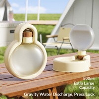 Gourde et bol à eau pliables pour chien, en PP, grande capacité, pour chiens et chiots, utilisation en extérieur