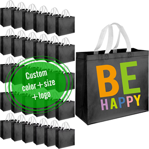 Sac fourre-tout pliable en <span class=keywords><strong>tissu</strong></span> non tissé sac fourre-tout PP laminé <span class=keywords><strong>tissu</strong></span> non tissé transporter cadeau sac fourre-tout avec logo - Product Image 2