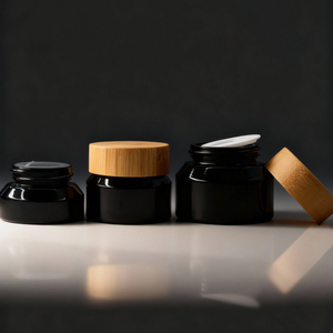 Contenitori Cosmetici di Lusso Marroni per Prodotti di Bellezza e Cura della Pelle, Contenitori con Contagocce e Vasetti per Creme - Product Image 5