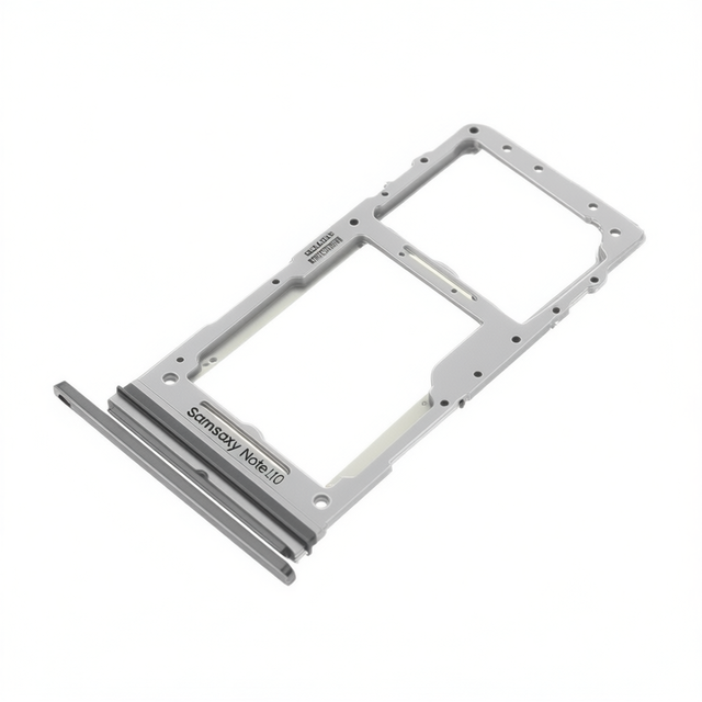 SIM and for Card Tray Replacement Aluminum Alloy for Note 10 Lite Silver