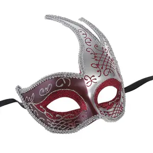 Factory Price Women Men Lace Mask Shining Mask For Cosplay Stunning Masquerade Halloween Mardi Party Mask